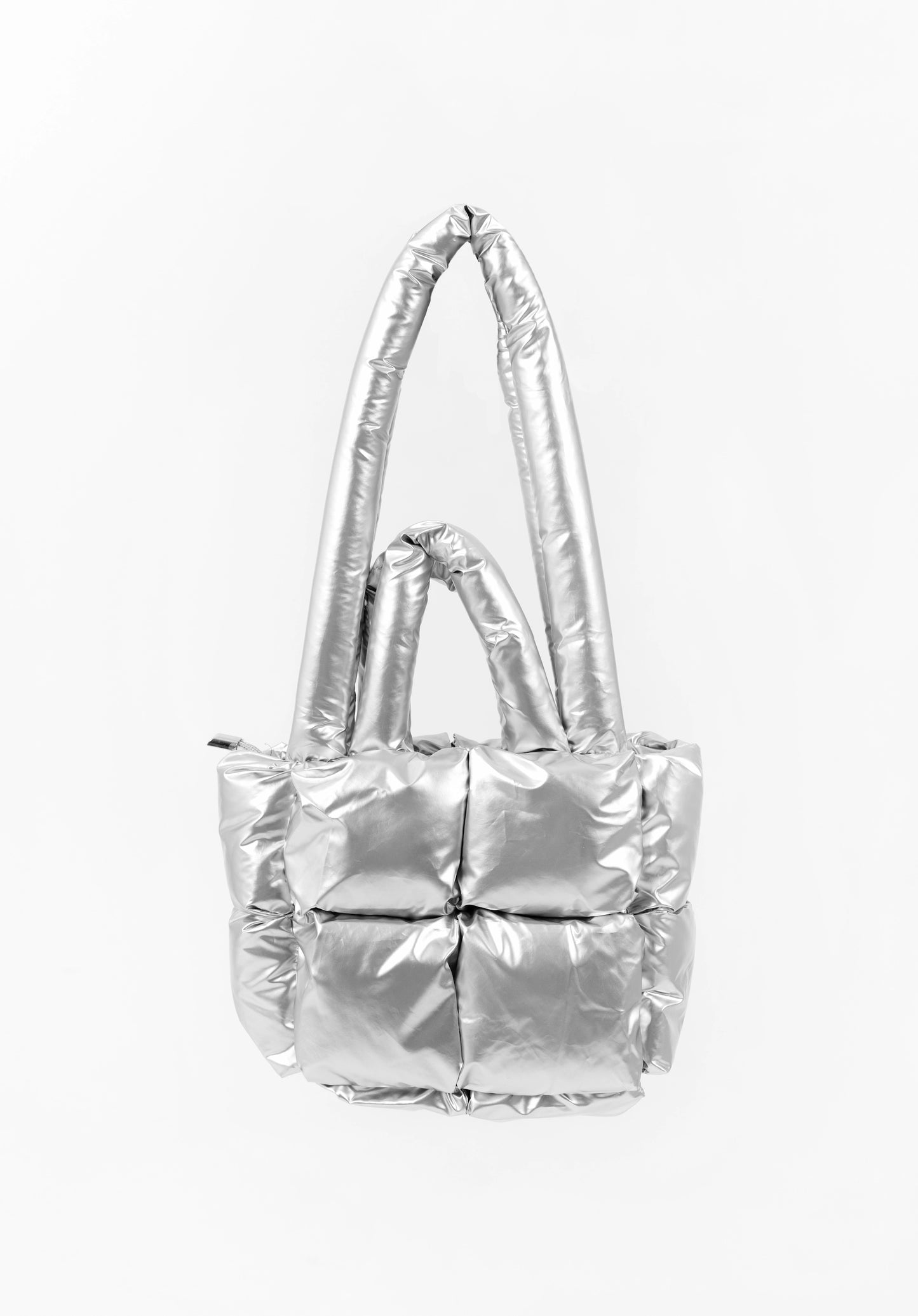 MINI SHOPPER BAG SILVER