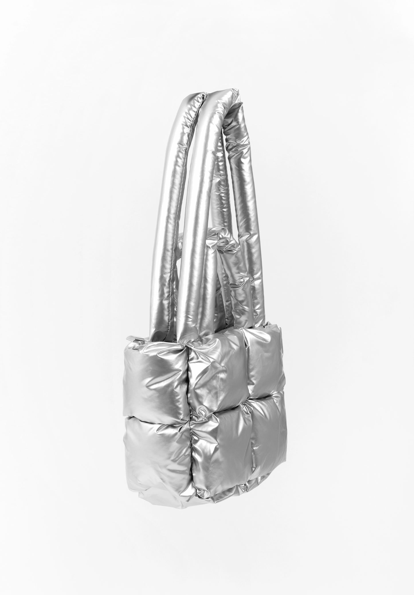 MINI SHOPPER BAG SILVER