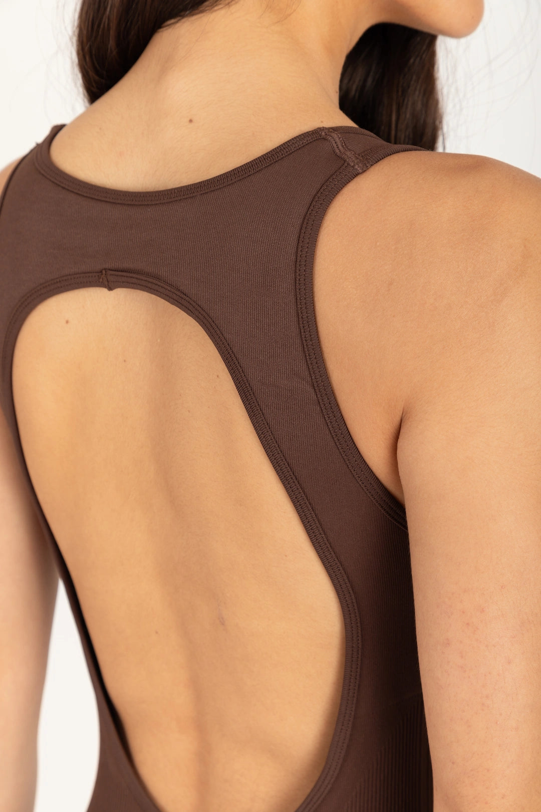 SCULPT ONESIE DARK BROWN