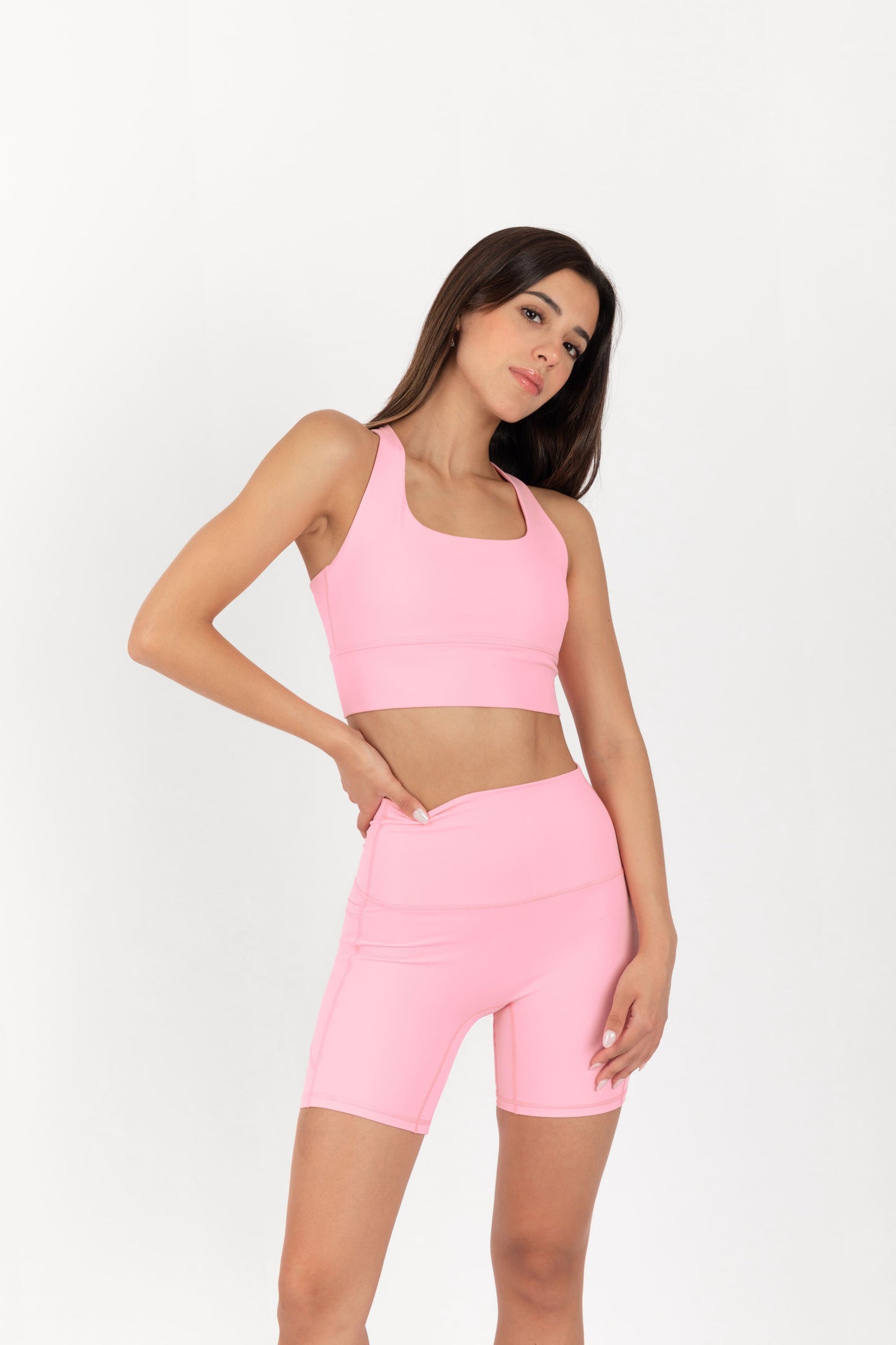 ELECTRIC SPORTS BRA BALLET PINK