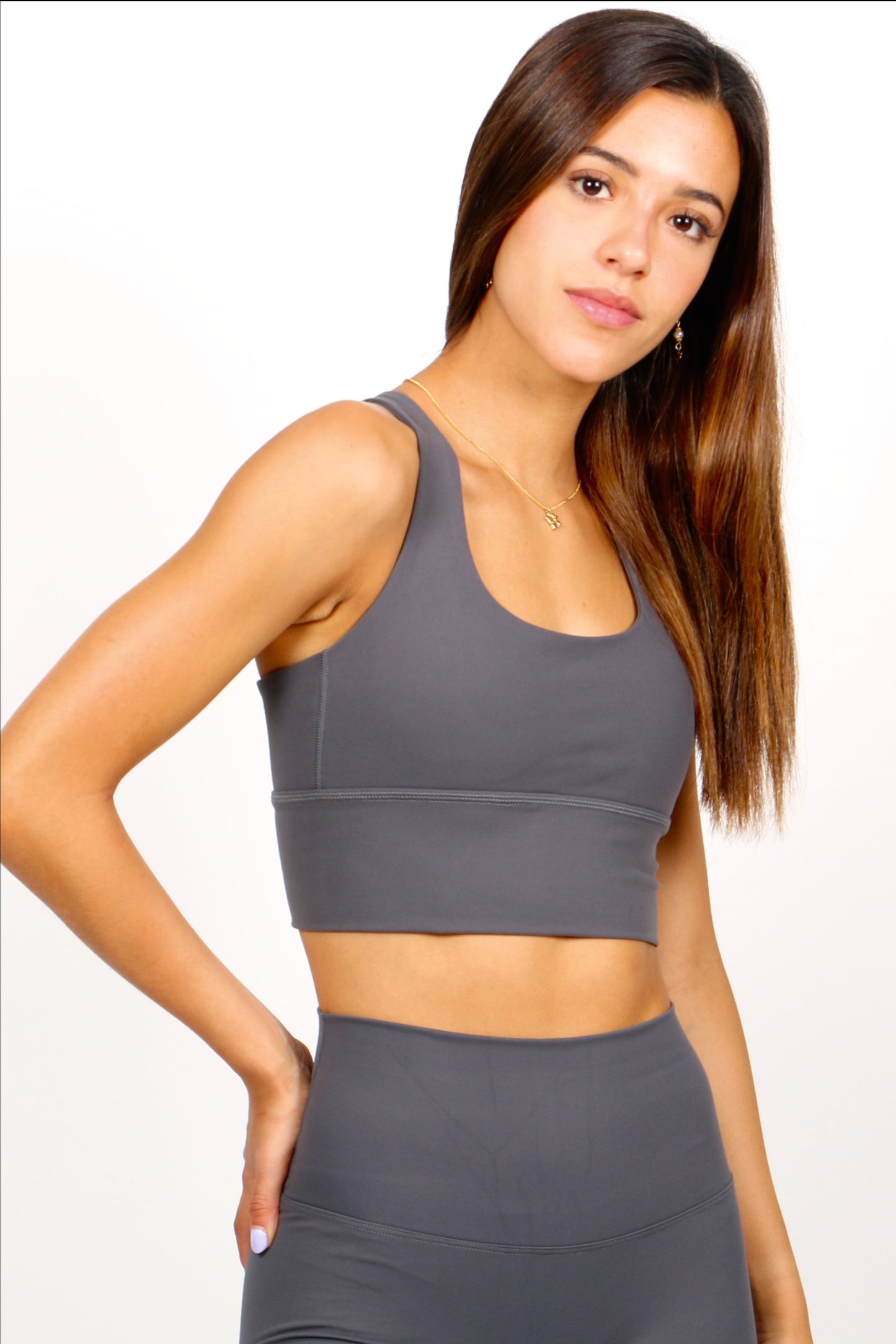 ELECTRIC TOP INK GREY - ZIBA Activewear