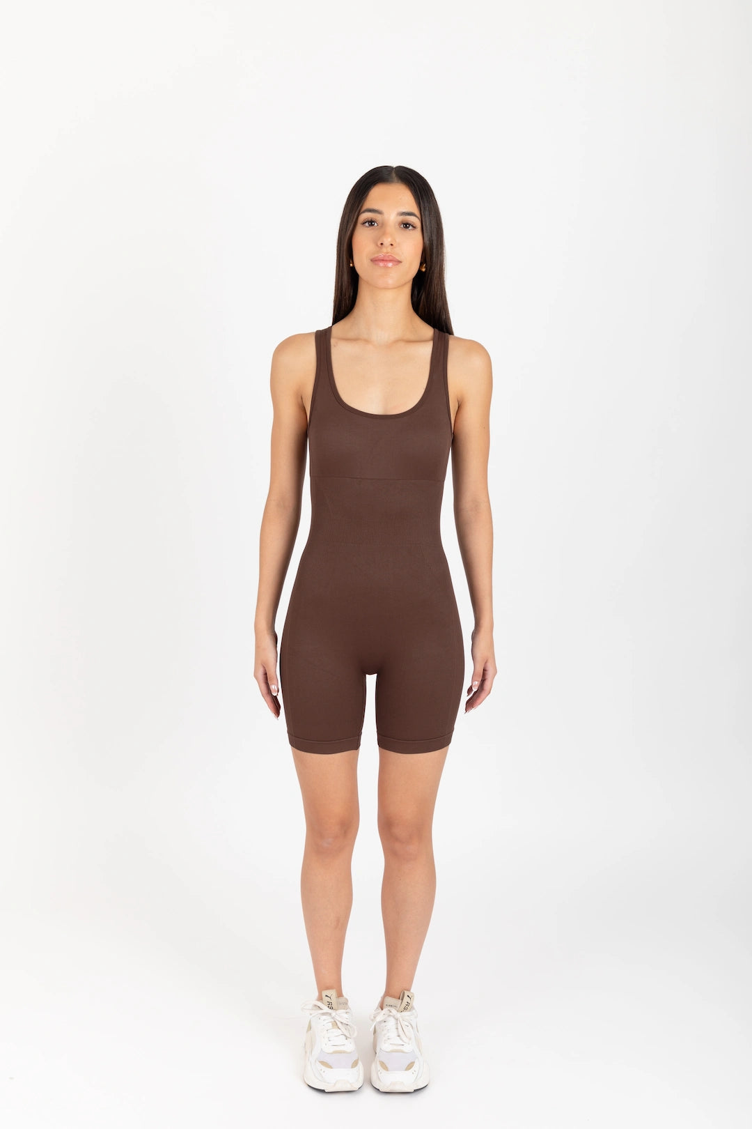 SCULPT ONESIE DARK BROWN