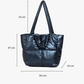 SHOPPER BAG METALLIC BLUE