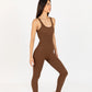 SCULPT FULL-LENGHT ONESIE BROWN