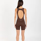SCULPT ONESIE DARK BROWN