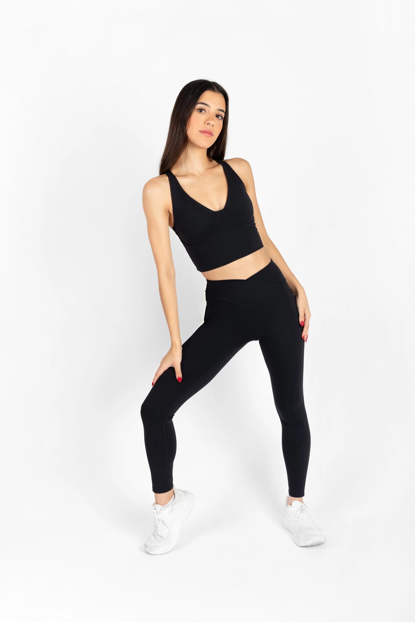 FREEDOM CROPPED TOP BLACK