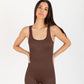 SCULPT ONESIE DARK BROWN