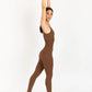 SCULPT FULL-LENGHT ONESIE BROWN