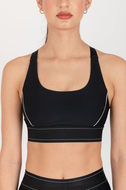 BOLD SPORTS BRA BLACK