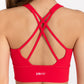 ELECTRIC SPORTS BRA RED