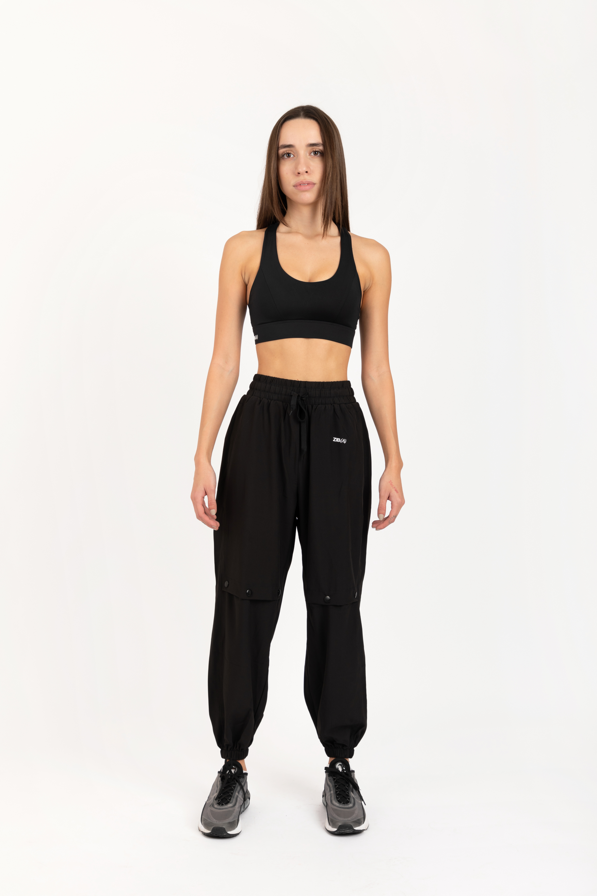 CARGO PANTS BLACK - Ziba Activewear