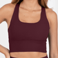 ELECTRIC SPORTS BRA WINE RED - Ziba Activewear