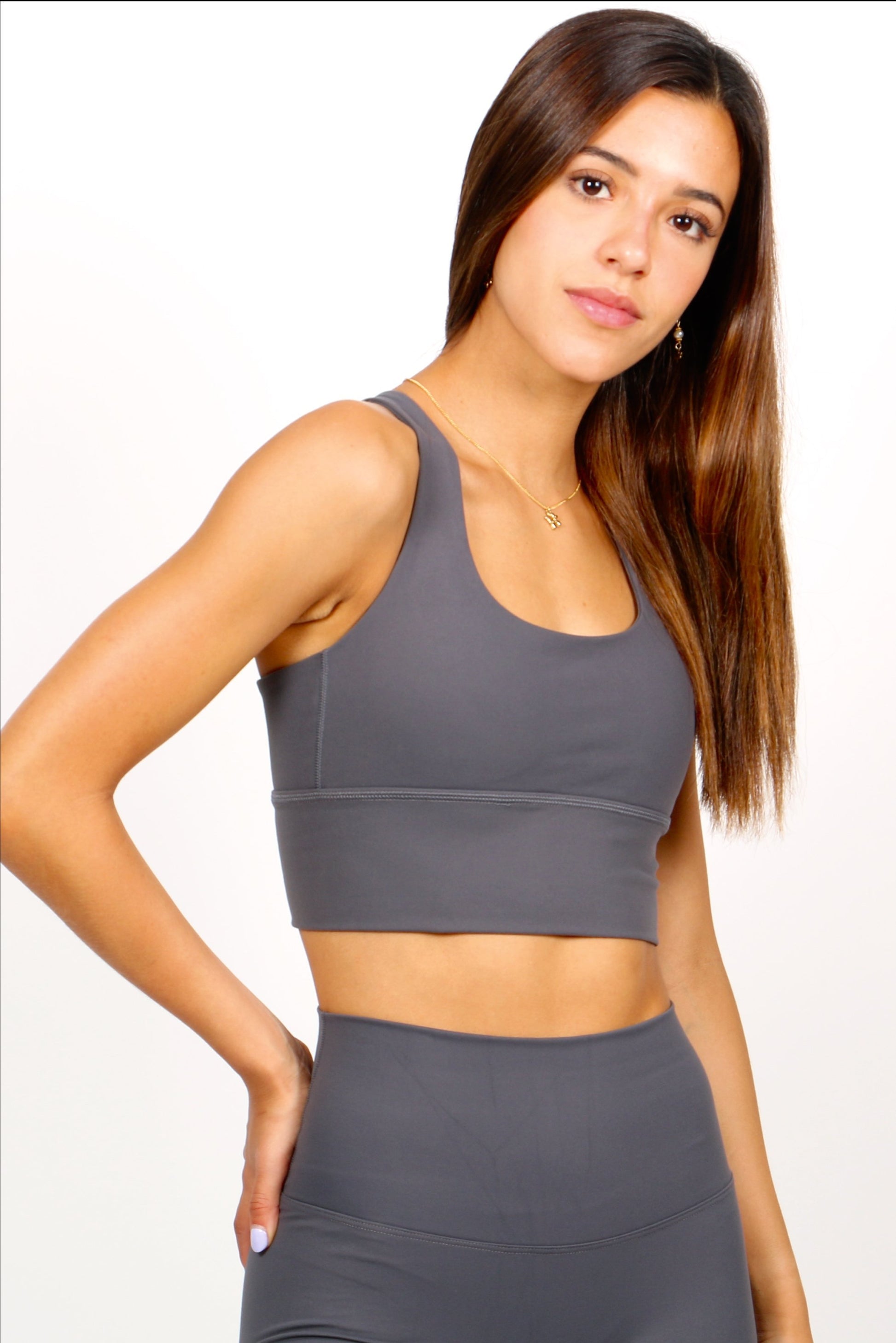 ELECTRIC TOP INK GREY - ZIBA Activewear