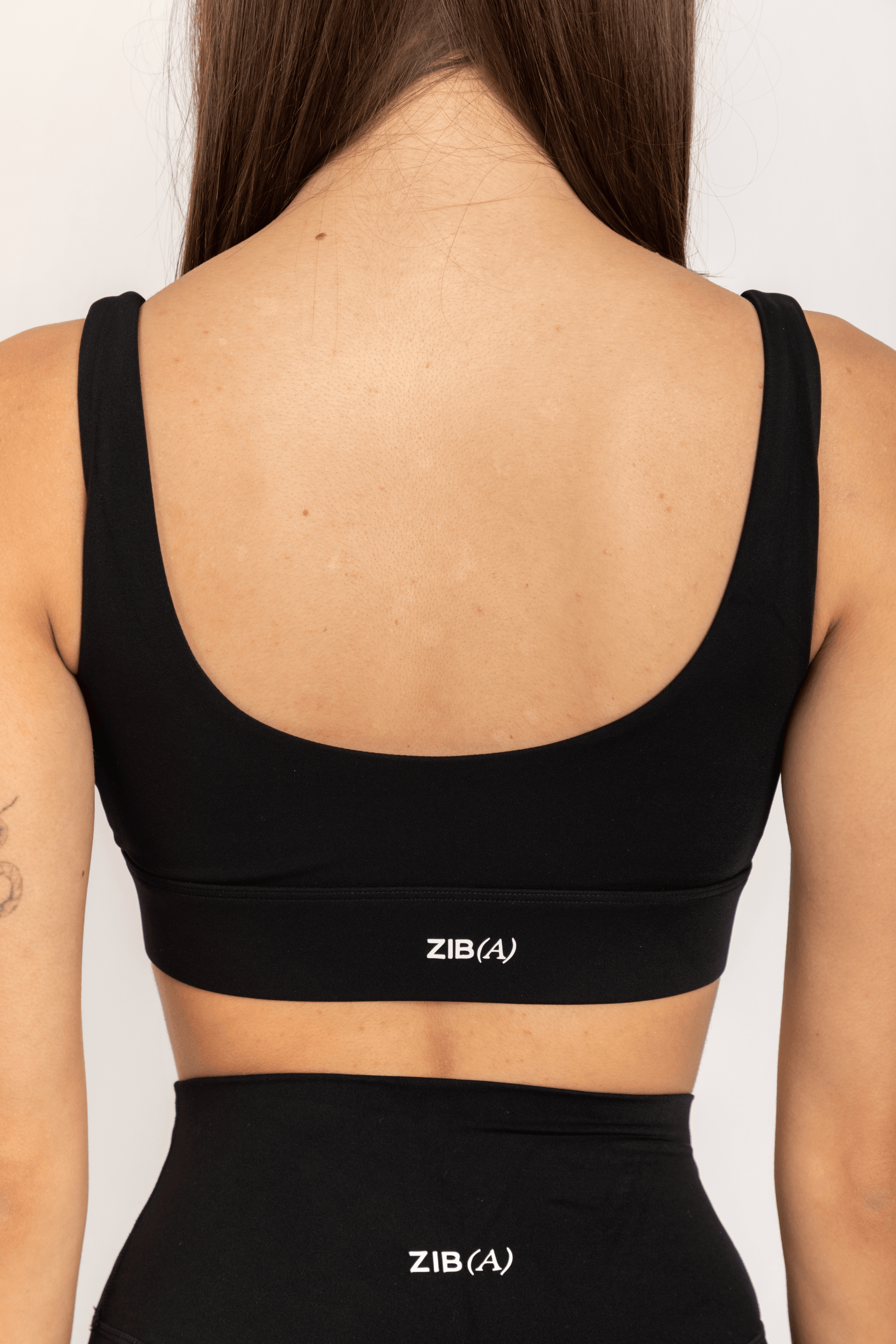 MOTION SPORTS BRA BLACK - Ziba Activewear