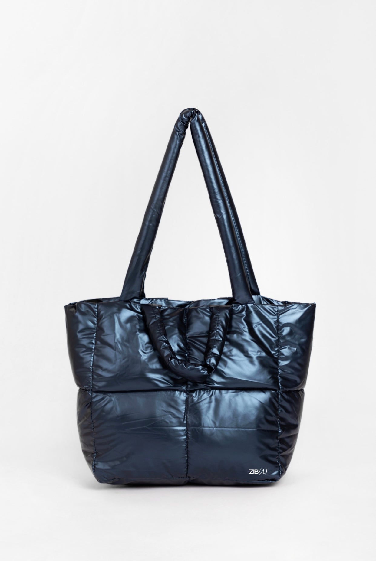 SHOPPER BAG METALLIC BLUE - Ziba Activewear