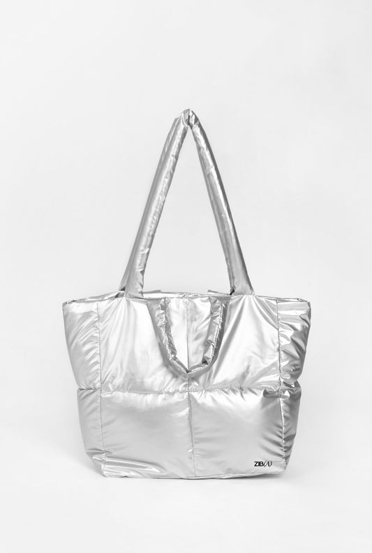 SHOPPER BAG SILVER - Ziba Activewear